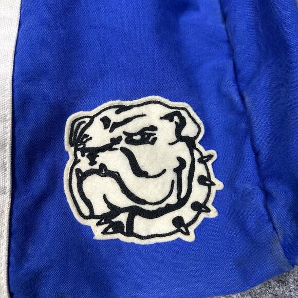 Vintage Polo Ralph Lauren Duffel Bag Bulldog Letterman Blue - Picture 2 of 13